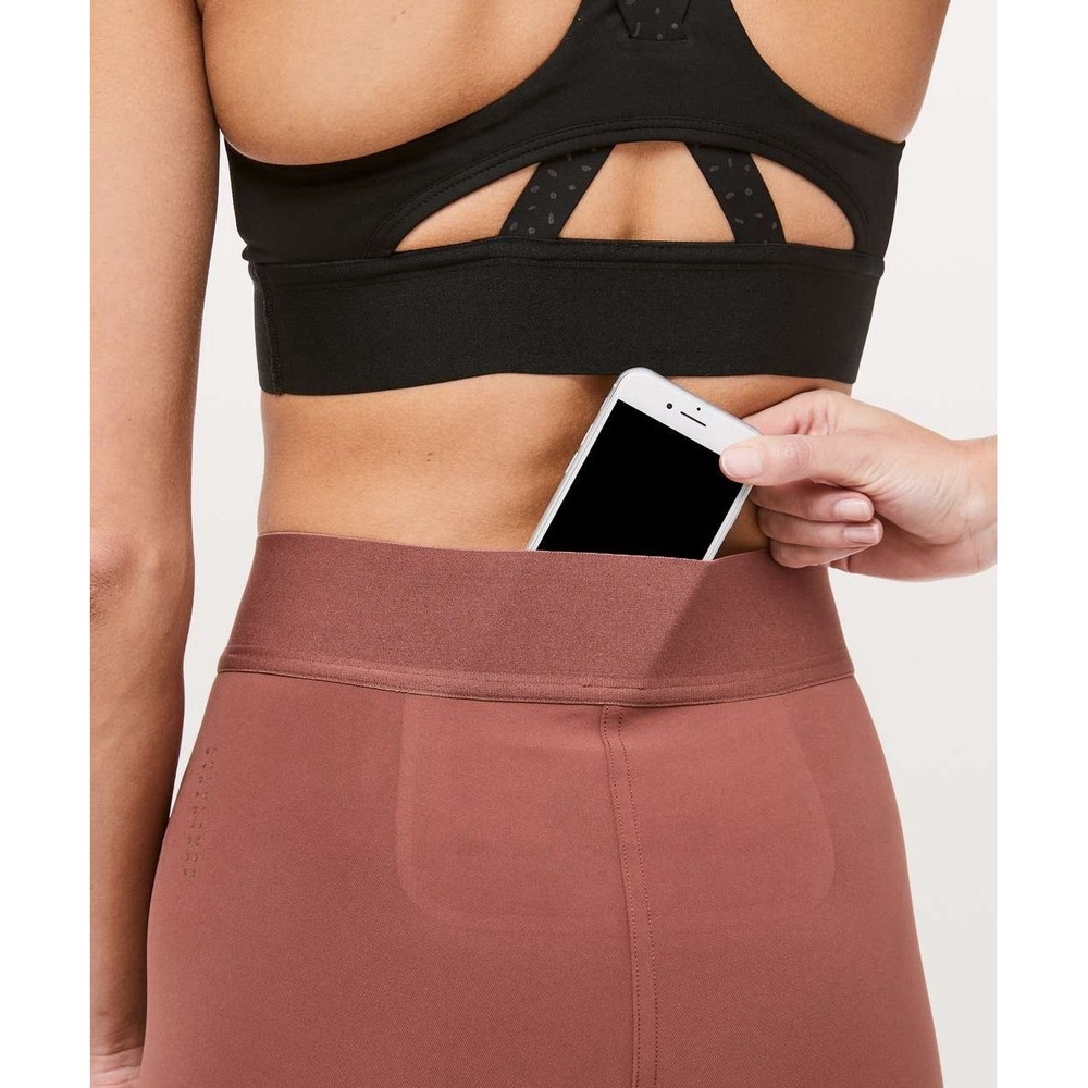 Lululemon x SoulCycle Ride & Reflect Tight Leggings Size 2 NWOT Dusty Rose - Picture 2 of 11